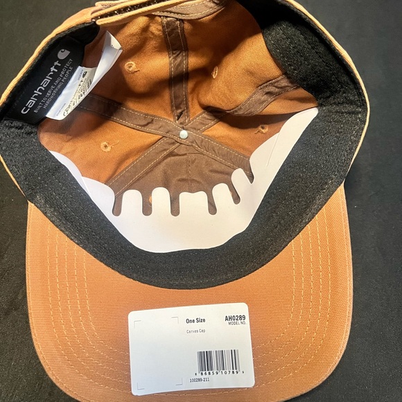 Carhartt Brown Canvas Cap - Picture 2 of 5